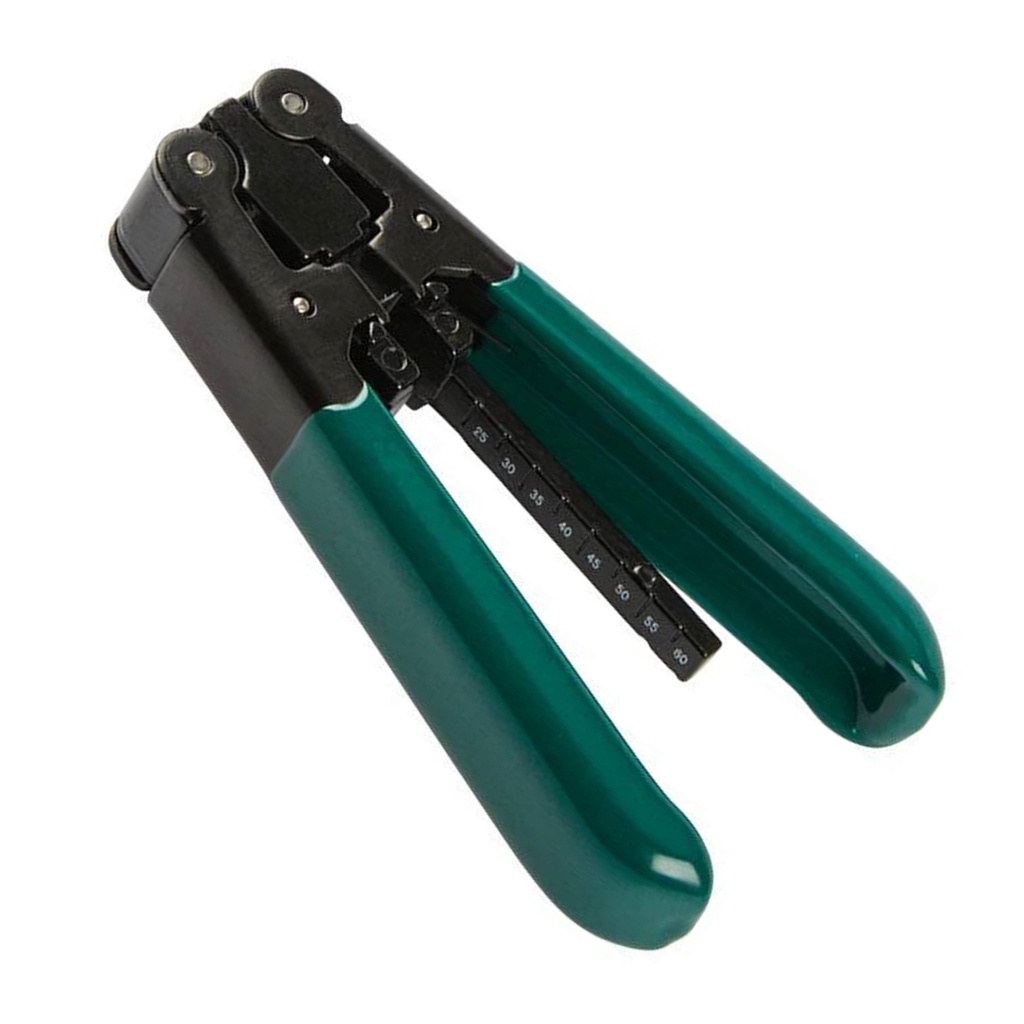 [WPF-PLD-DROP-VER] Wireplus - Pelador de Cable Drop de Fibra Optica [Mango Verde]