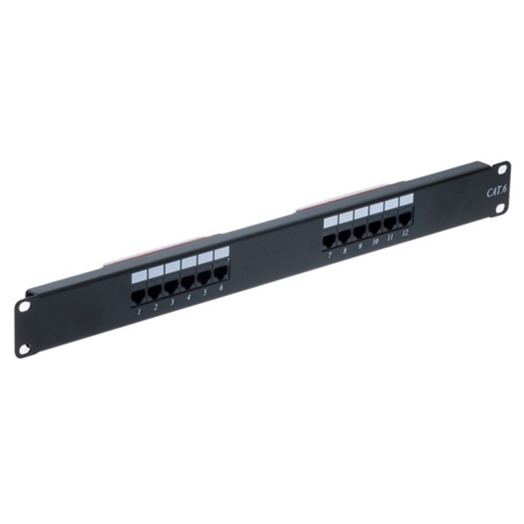 [STC-6PP12] STC- Patch Panel 12 Puertos CAT6 CAT6 (Categoria 6)