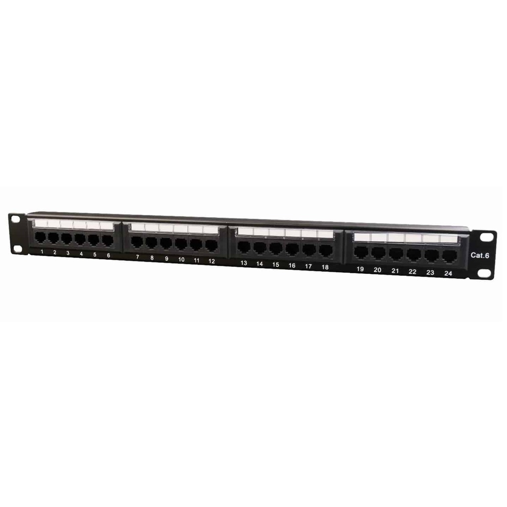 [STC-6PP24] STC- Patch Panel 24 Puertos CAT6 CAT6 (Categoria 6)