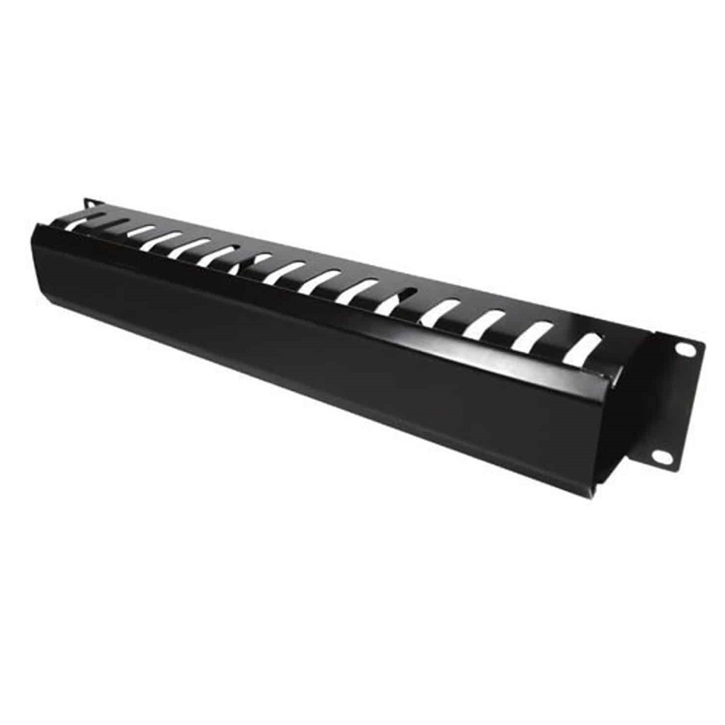 [STC-CO1U] STC- Organizador de Cables Horizontal 1U Solo Frente