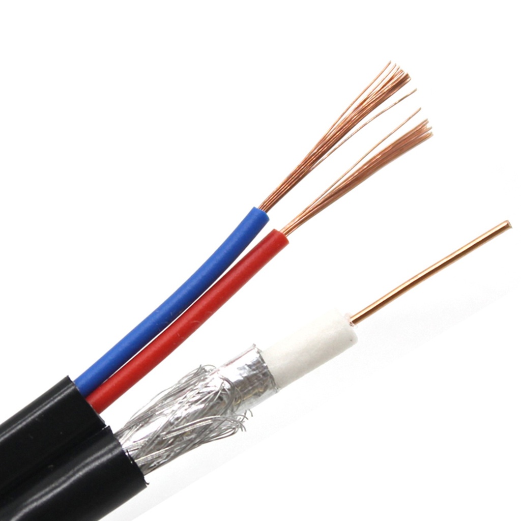 [STC-RG59S-100] STC- Cable Coaxial Siames RG59 [Bobina 100 Metros]