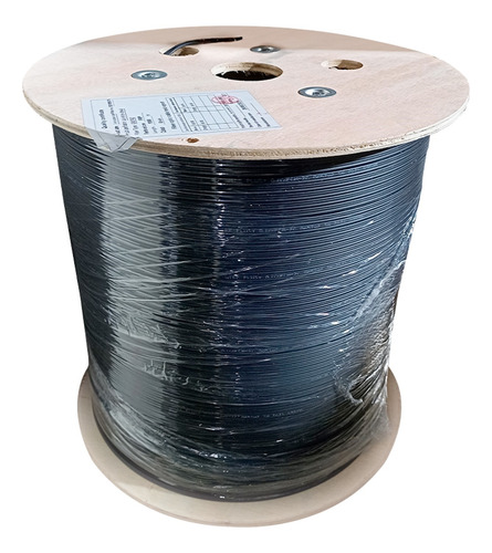 [WPF-CAB-FTTH-4C-1KM] Wireplus - Cable Drop Outdoor de Fibra Optica FTTH 4 Hilos FRP G657A2 [Bobina 1000 Metros]