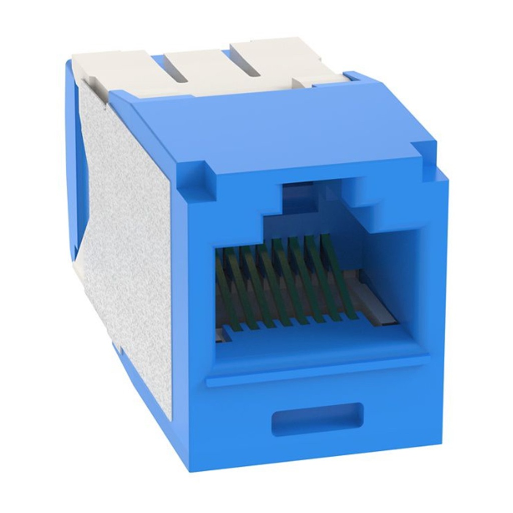 [CJ6X88TGBU] Panduit - Conector Jack Coupler RJ45 CAT6A (Categoria 6A) (Azul) Pan-Net [Unidad]