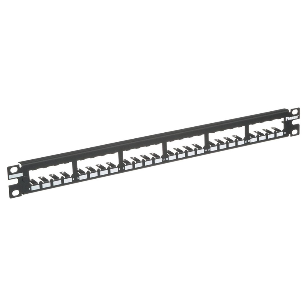 [CP24BLY] Panduit - Patch Panel Modular 24 Puertos Mini-Com 1U Pan-Net
