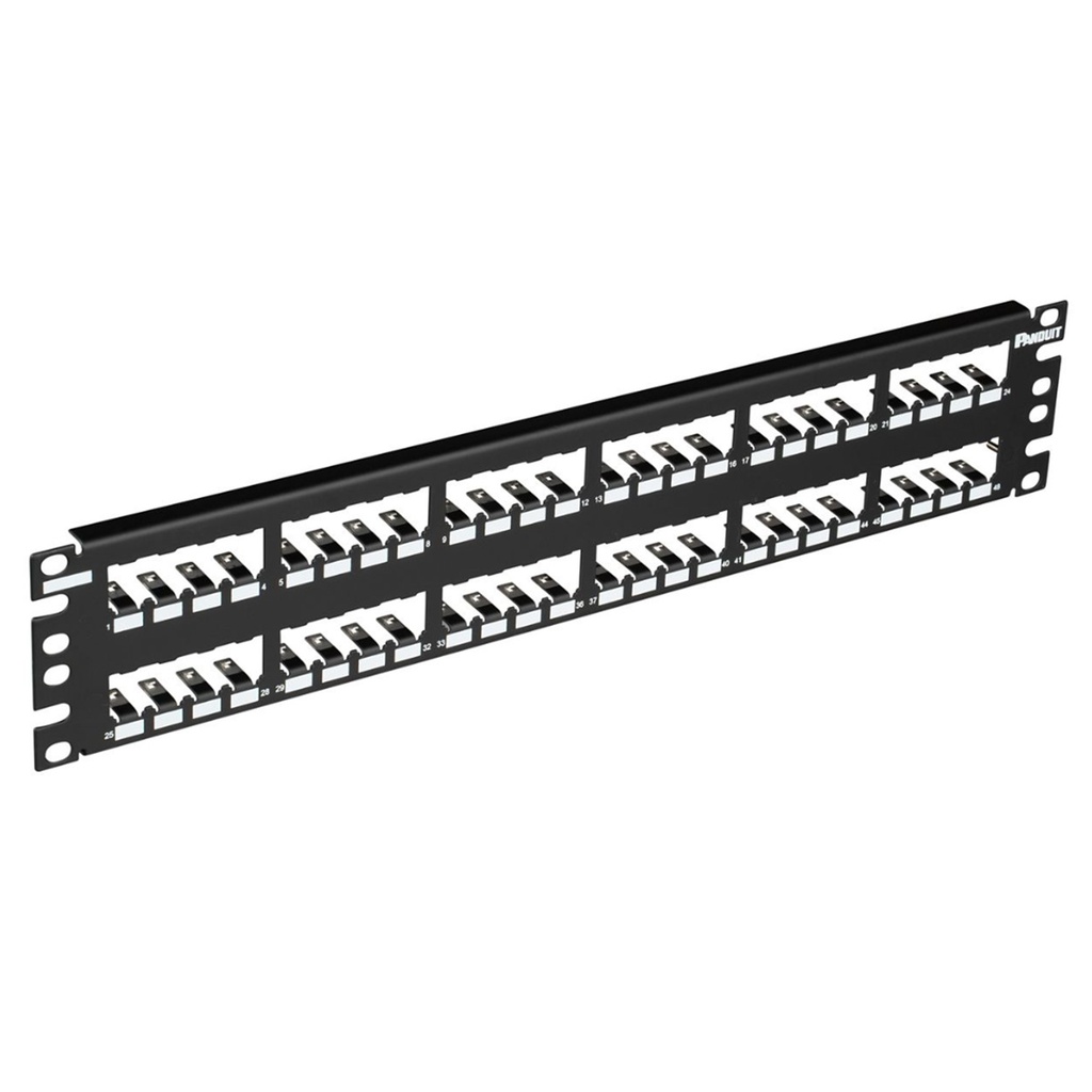 [CP48BLY] Panduit - Patch Panel Modular 48 Puertos Mini-Com 2U Pan-Net