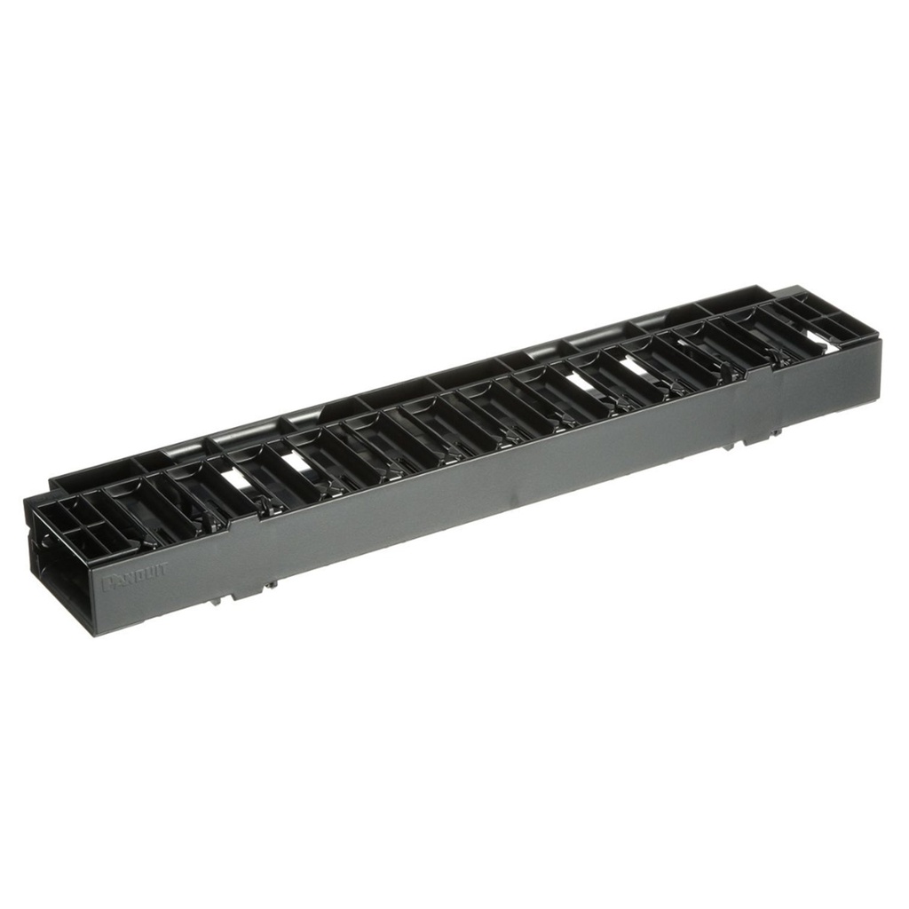 [NCMHF1] Panduit - Organizador de Cables Horizontal Simple PVC 1U 43.7x483x95mm NetManager