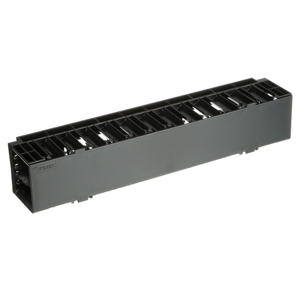 [NCMHF2] Panduit - Organizador de Cables Horizontal Simple PVC 2U 88.1x483x95mm NetManager