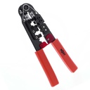 [AW250NXT05] Nexxt - Crimpeador Tenaza Modular con Prensa Terminal [RJ45/8P8C, RJ12/6P6C, RJ11/64C, 6P2C]