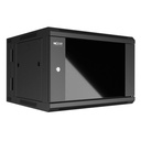 [AW222NXT02] Nexxt - Rack de Pared [9U] Cerrado Abatible con Puerta de Vidrio 600x550mm [Negro]