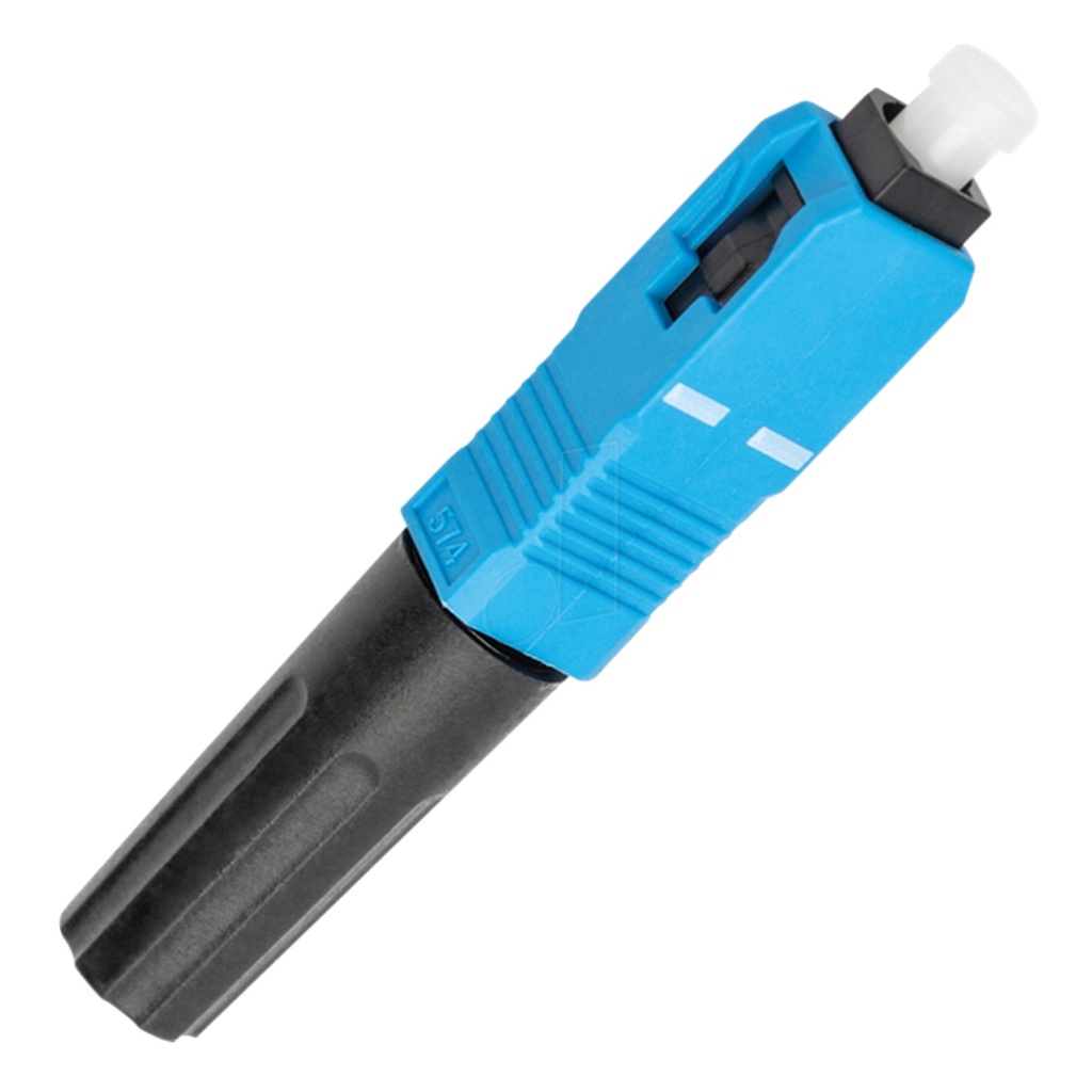 [WPF-CON-SCUPC] Wireplus - Conector de Fibra Optica FTTH SC-UPC Azul [Unidad]