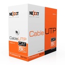 [AB355NXT01] Nexxt - Cable UTP CAT5e (Categoria 5e) 100% Cobre 24AWG CM Interior (Gris) [305m/1000ft]