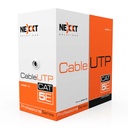 [AB355NXT02] Nexxt - Cable UTP CAT5e (Categoria 5e) 100% Cobre 24AWG CM Interior (Azul) [305m/1000ft]