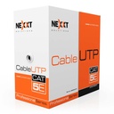 [AB355NXT07] Nexxt - Cable UTP Categoria 5E 100% Cobre 24AWG CMX Exterior Negro [305m/1000ft]