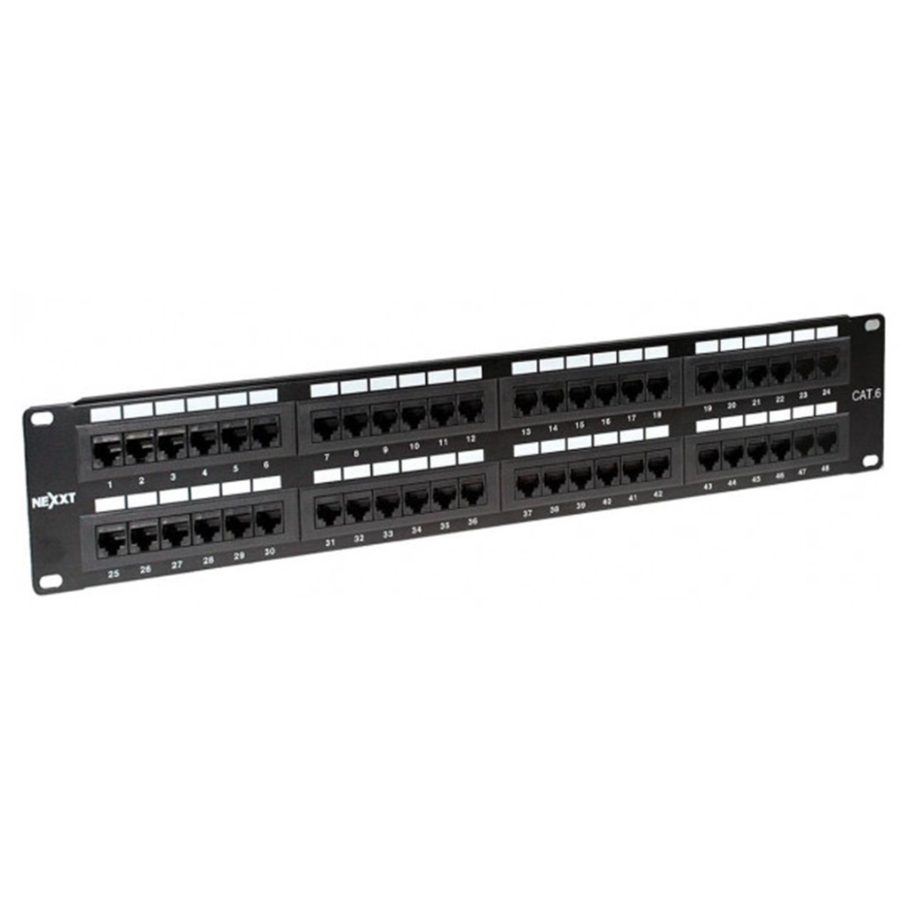 [AW191NXT11] Nexxt - Patch Panel 48 Puertos CAT6 (Categoria 6)