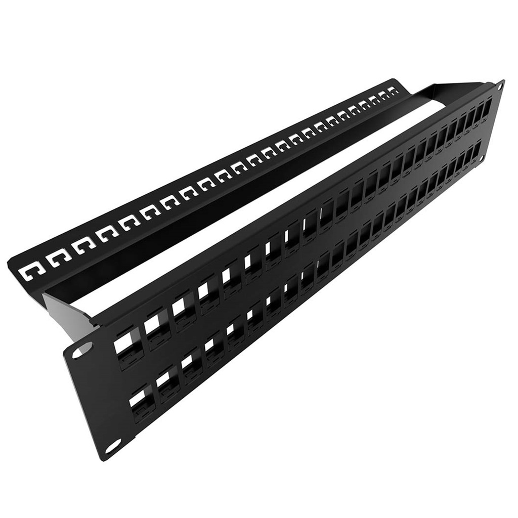 [AW192NXT41] Nexxt - Patch Panel Modular 48 Puertos 2U Marco Tipo Keystone