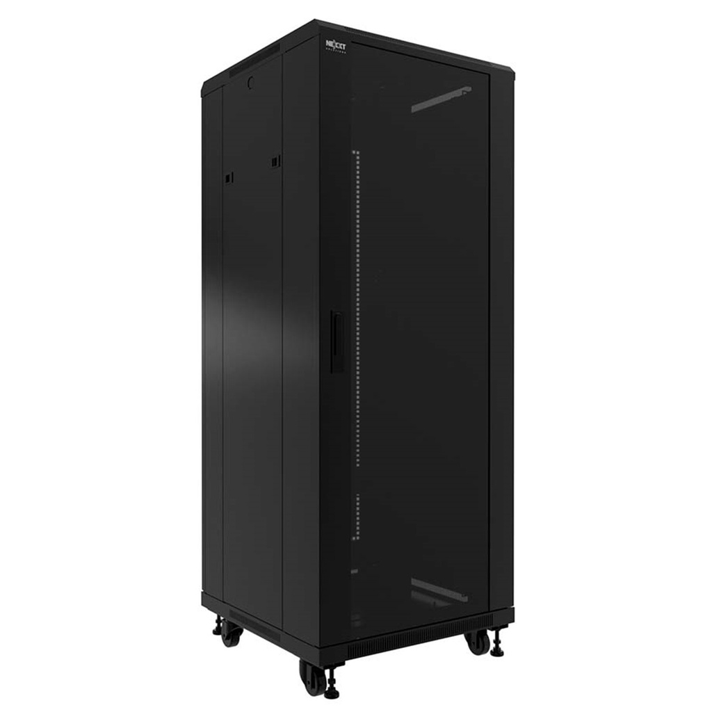 [AW222NXT16] Nexxt - Rack de Piso Cerrado con Puerta Frontal de Vidrio y Trasera de Malla 32U 600x800mm