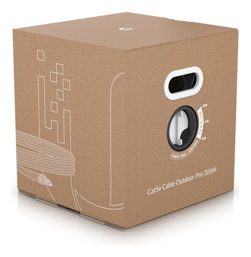 [UACC-CABLE-C5E-OUTDOOR-PRO-305M-W] Ubiquiti - Cable UTP CAT5e (Categoria 5e) 100% Cobre 24AWG Exterior (Blanco) [305m/1000ft]