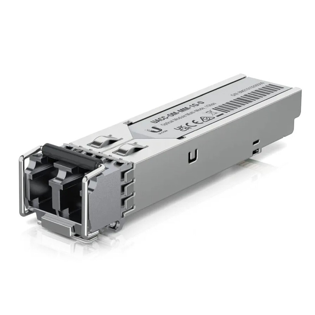 [UACC-OM-MM-1G-D] Ubiquiti - UFiber Módulo SFP Transceptor MiniGibic MultiModo 1.25Gbps Hasta 550 Metros Conectores LC 