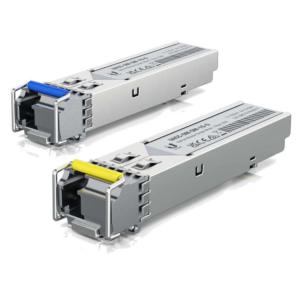 [UACC-OM-SM-1G-S] Ubiquiti - UFiber Módulo SFP Transceptor MiniGibic MonoModo 1.25 Gbps Distancia 3k Conector LC [1 Unidad]