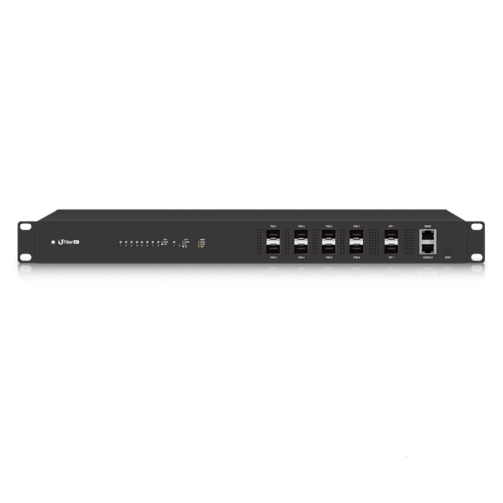 [UF-OLT] Ubiquiti - UFiber GPON OLT Terminal de Línea Optica hasta 1024 ONUs concurrentes 8 Puertos SFP GPON + 2 Puertos SFP+ 10G
