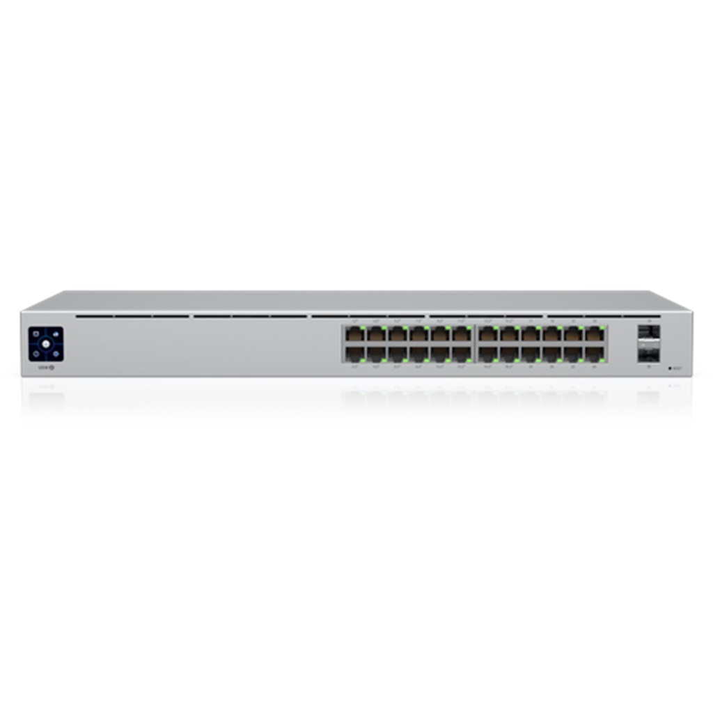 [USW-24-POE] Ubiquiti - UniFi Switch Gen2 Capa 2 de 24 Puertos [16 Puertos PoE 802.3af/at + 8 Puertos Gigabit] + 2 Puertos 1G SFP 95W