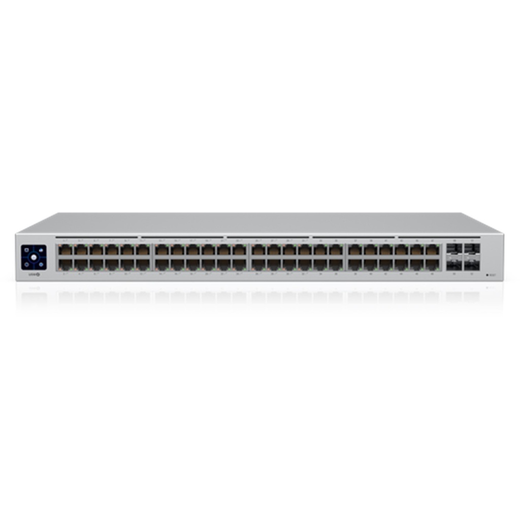 [USW-48-POE] Ubiquiti - UniFi Switch Capa 2 de 48 Puertos [32 Puertos PoE 802.3af/at + 16 Puertos Gigabit] + 4 Puertos 1G SFP 195W