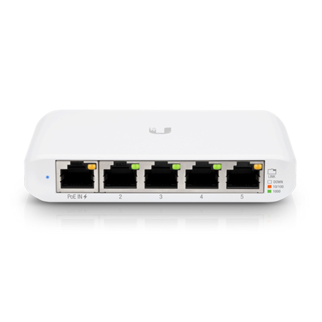 [USW-FLEX-MINI] Ubiquiti - Switch UniFi Administrable Compacto de 5 Puertos 10/100/1000 Mbps