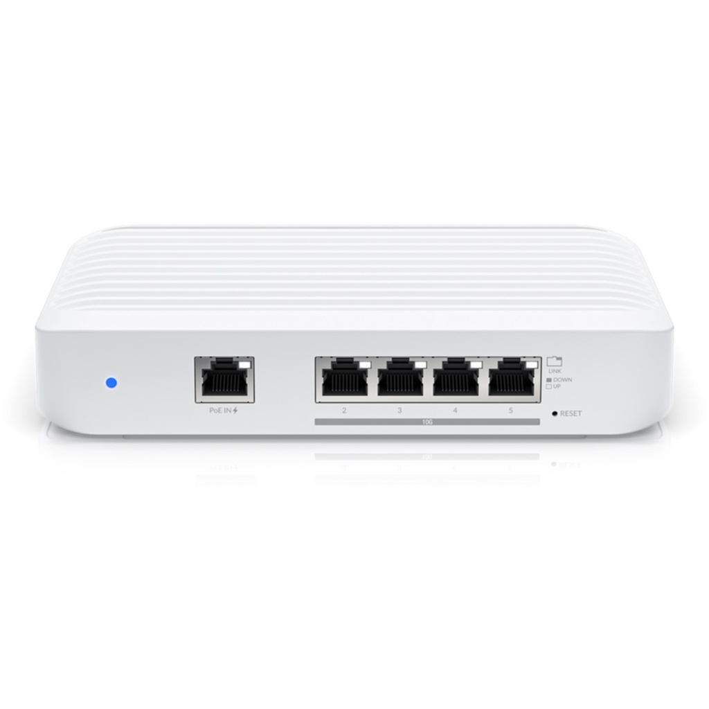 [USW-FLEX-XG] Ubiquiti - Switch UniFi FLEX de 5 Puertos para Exterior IP55 [1 x PoE de entrada 802.3af/at/bt y 4 Puertos PoE de salida 802.3af]