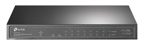 [TL-SG1210P] TP-Link - Switch de Escritorio Gigabit de 10 Puertos con PoE de 8 Puertos