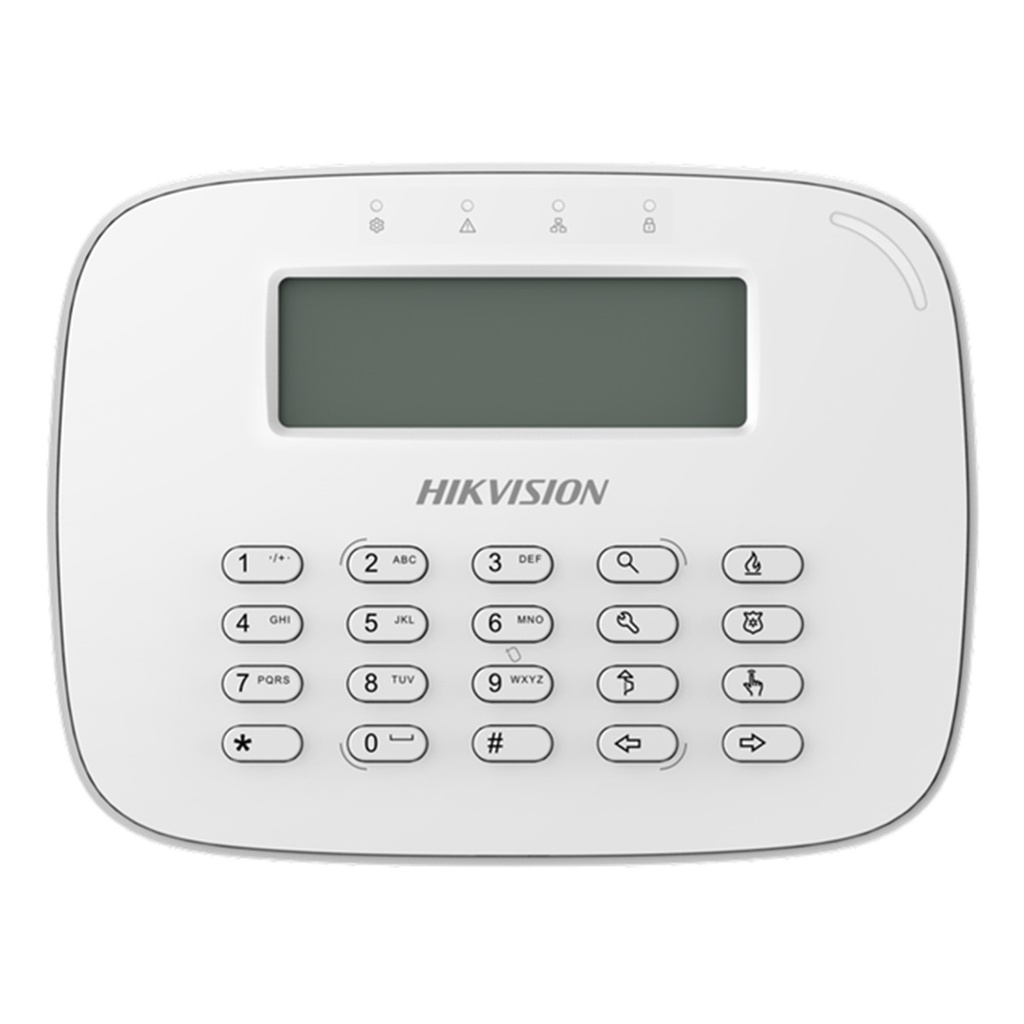 [DS-PK-LRT] Hikvision - Teclado LCD Cableado Paneles Hibridos W4P/W4P2