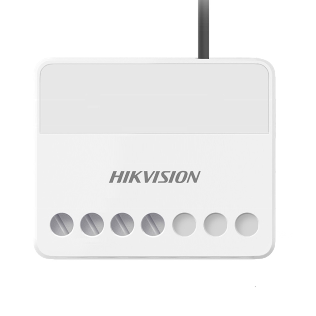 [DS-PM1-O1H-WB] Hikvision - Interruptor Inalámbrico 1 Salida de Relevador de 100 a 240 VCA [Max. 13A] AXPRO