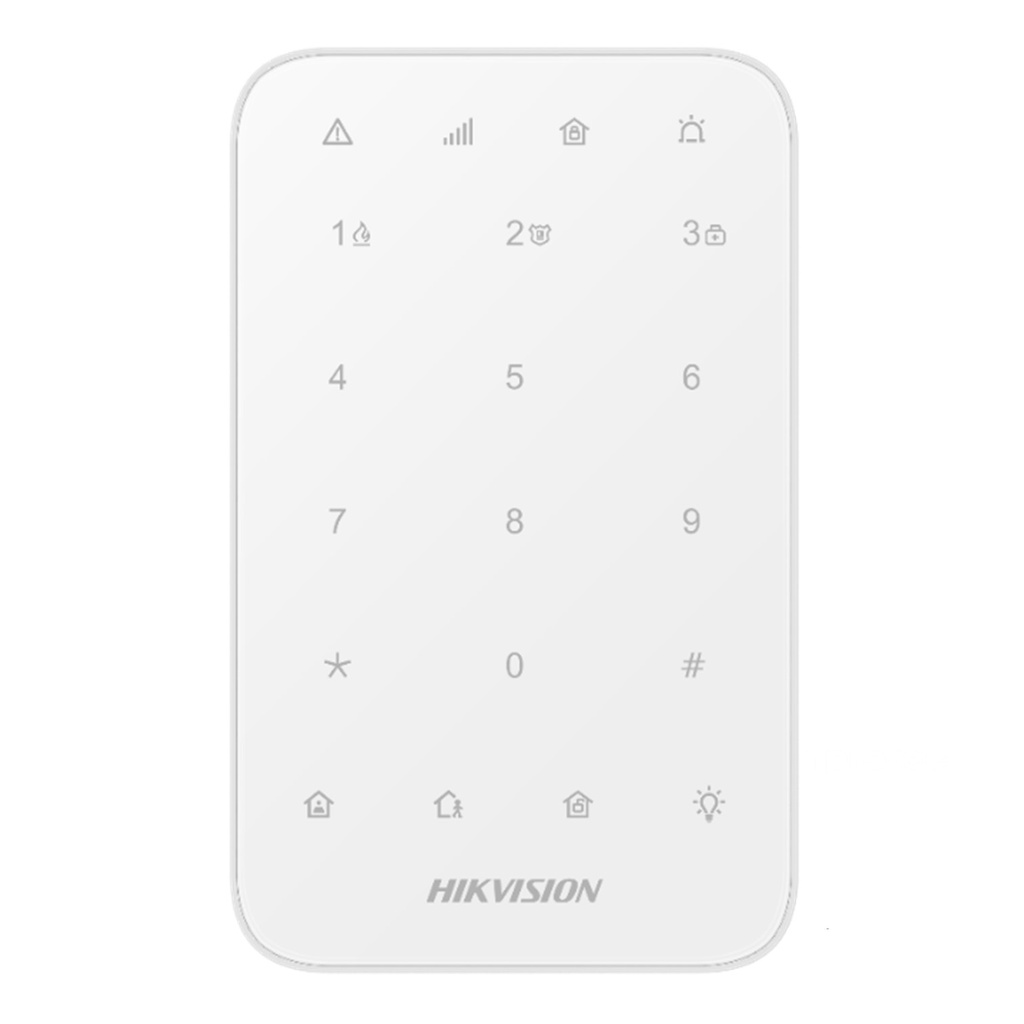 [DS-PK1-E-WB] Hikvision - Teclado Inalámbrico para Armado y Desarmado AXPRO