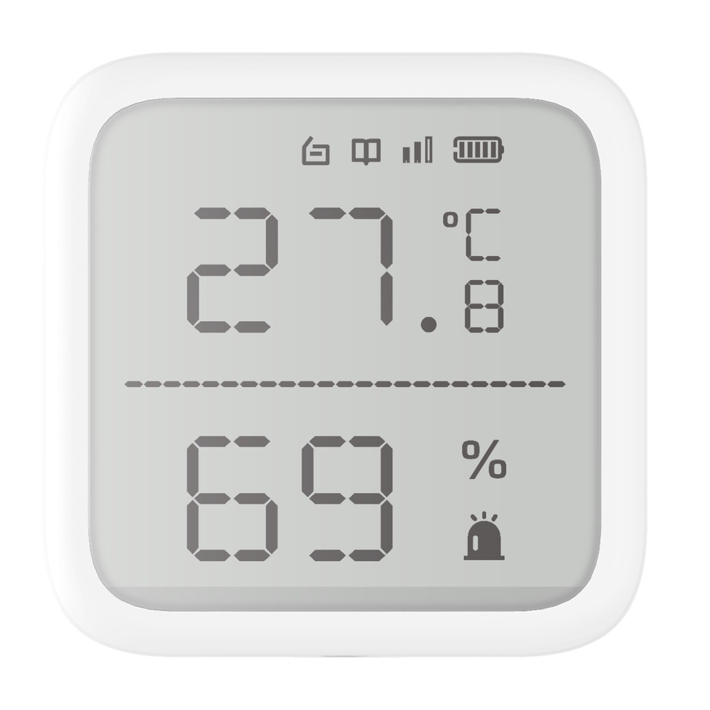 [DS-PDTPH-E-WB] Hikvision - Detector de Temperatura y de Humedad Inalámbrico Interior Rango de Detección -35°C hasta 99°C