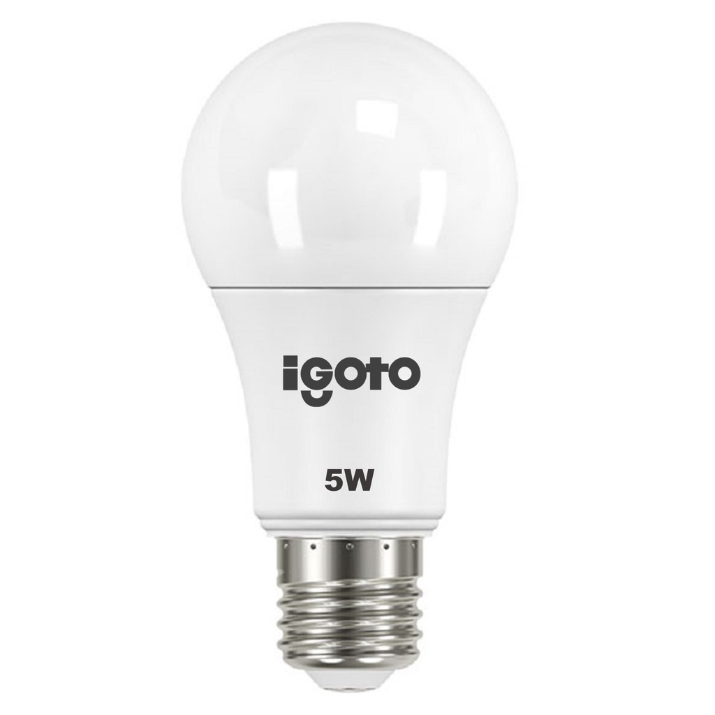 [IG-BL5W] Igoto - Bombillo LED Bulbo 5W 6500K Luz Fria Rosca E27