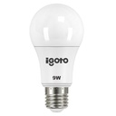 [IG-BL9W] Igoto - Bombillo LED Bulbo 9W 6500K Luz Fria Rosca E27