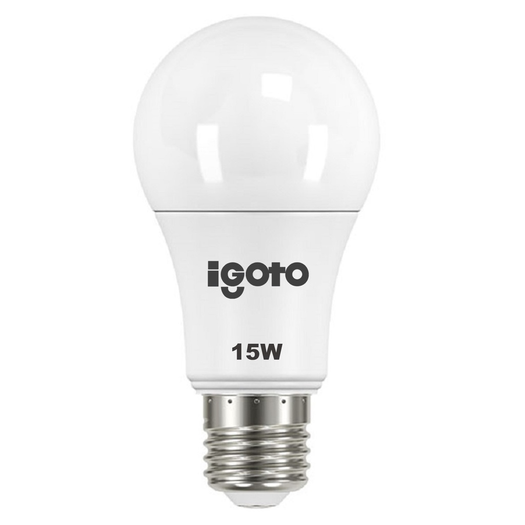 [IG-BL15W] Igoto - Bombillo LED Bulbo 15W 6500K Luz Fria Rosca E27