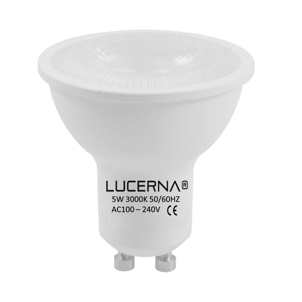 [5W-GU10-3K] Lucerna - Bombillo LED GU10 Dicroico 5W 3000K Luz Calida Socate GU10