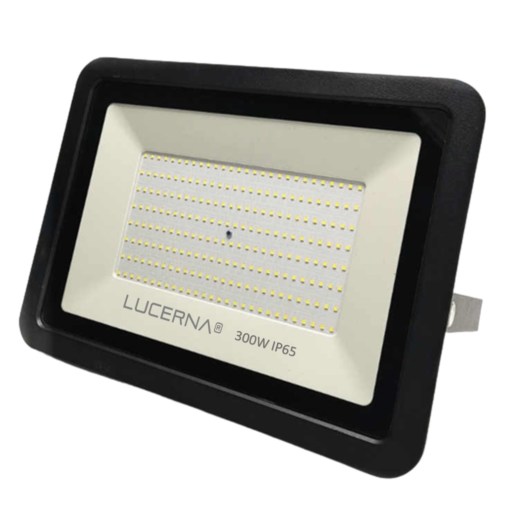 [RP300CV] Lucerna - Reflector LED Compacto 300W 6500K Luz Fria 27000lm [Negro]