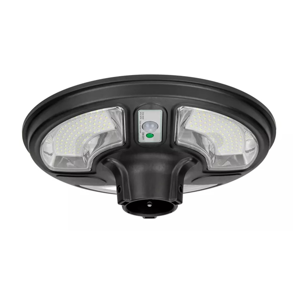 [JAR-150SR] Lucerna - Lampara de Jardin 15W 6500K Luz Fria con Panel Solar Redonda 1000lm