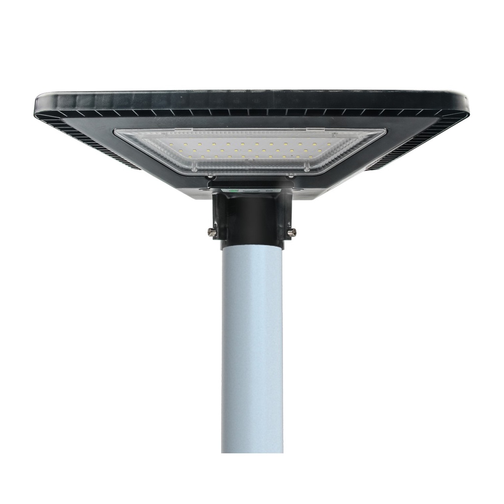 [JAR-200SC] Lucerna - Lampara de Jardin 20W 6500K Luz Fria con Panel Solar Cuadrada 1600lm
