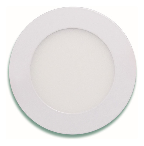 [3103L-6.5K] Lucerna - Lampara Panel Clasica LED 6W 4" 6500K Luz Fria Redonda Empotrar 450lm