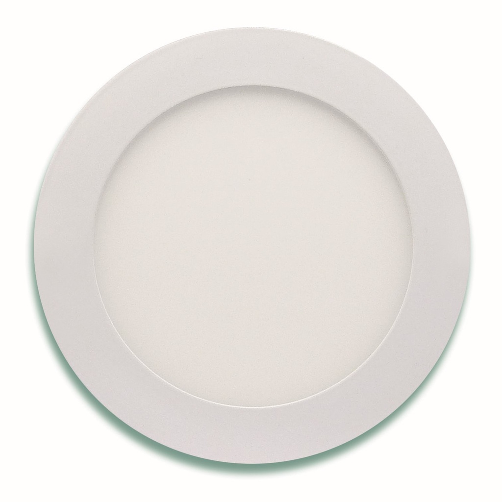 [3104L-6.5K] Lucerna - Lampara Panel Clasica LED 9W 5" 6500K Luz Fria Redonda Empotrar 790lm
