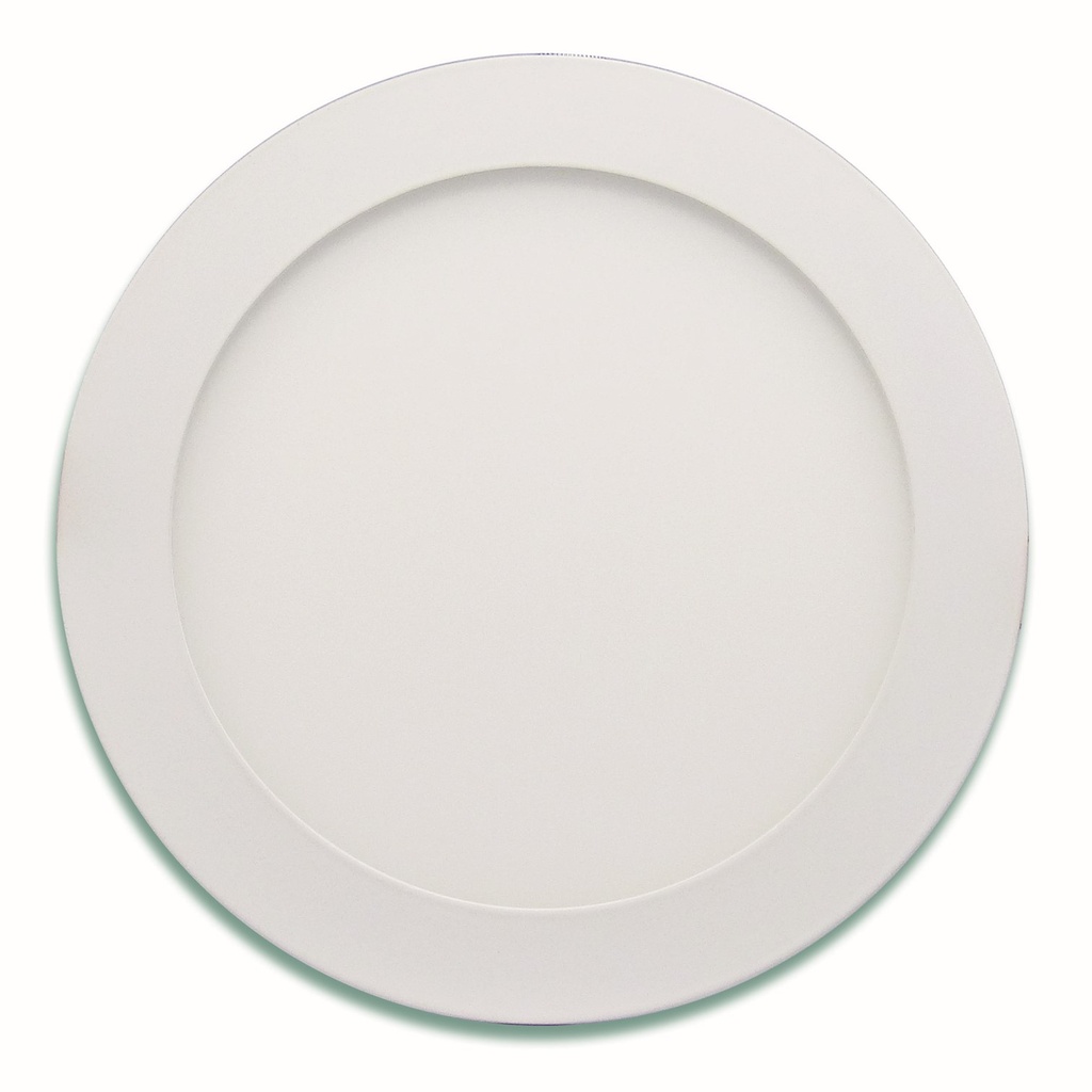 [3108L-325V-6.5K] Lucerna - Lampara Panel Clasica LED 18W 8" 6500K Luz Fria Redonda Empotrar 1790lm