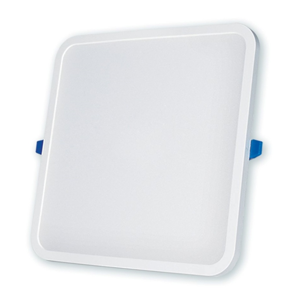 [822CHL-6.5K] Lucerna - Lampara Panel HighLumen LED 22W 8" 6500K Luz Fria Cuadrada Empotrar 1980lm