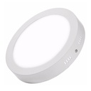 [406SCL-6.5K] Lucerna - Lampara Panel Driver/Integrado LED Compact Lumen 6W 4" 6500K Luz Fria Redonda Superficial 480lm