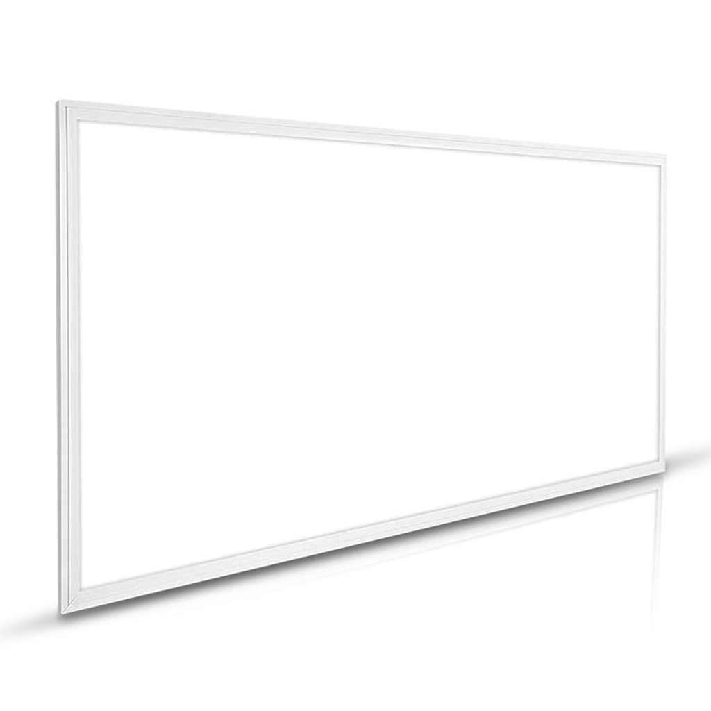 [L120x60-6.5K] Lucerna - Lampara LED Big Panel Lisa 120x60 80W 6500K Luz Fria Empotrar Borde Blanco 8000lm
