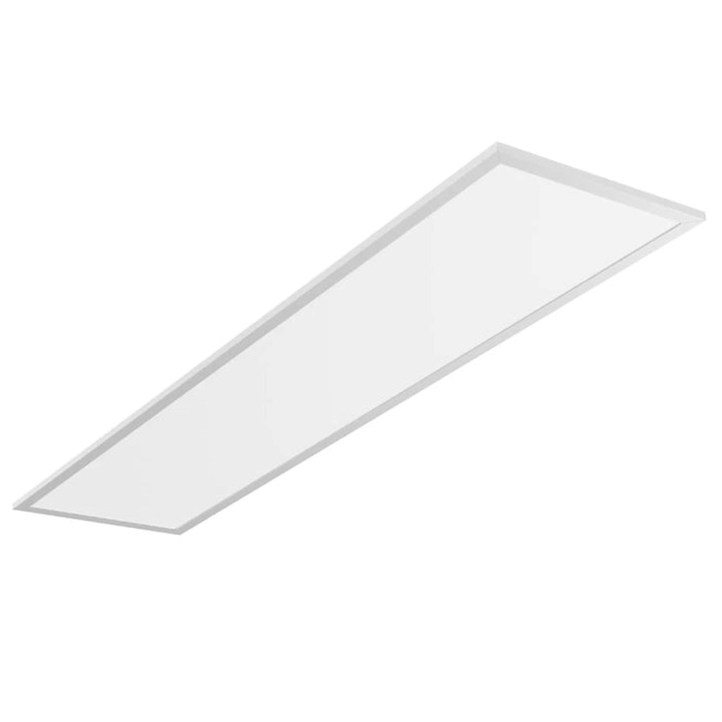 [L120x30-6.5K] Lucerna - Lampara LED Big Panel Lisa 120x30 48W 6500K Luz Fria Empotrar Borde Blanco 4800lm