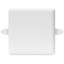 [DL-016-FJ] DuraLED - Lampara Panel LED 9W 6500K Luz Fria Cuadrada Empotrar Infinity [Sin borde]