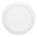 [DUL-1017AB] DuraLED - Lampara Panel LED 9W 3000K Luz Calida Redonda Empotrar