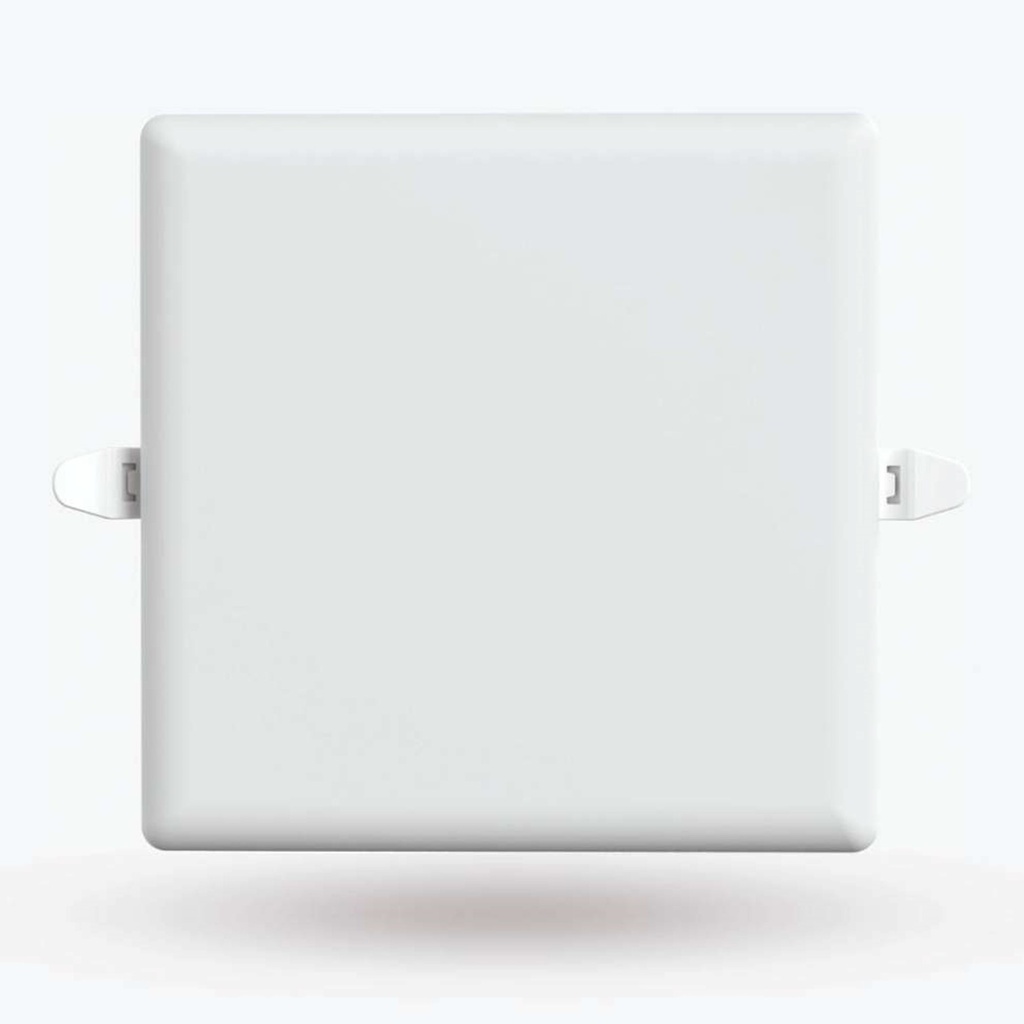 [DL-038-CCT] DuraLED - Lampara Panel LED 6W CCT 3en1 3000K-4500K-6500K Cuadrada Empotrar Infinity [Sin borde]